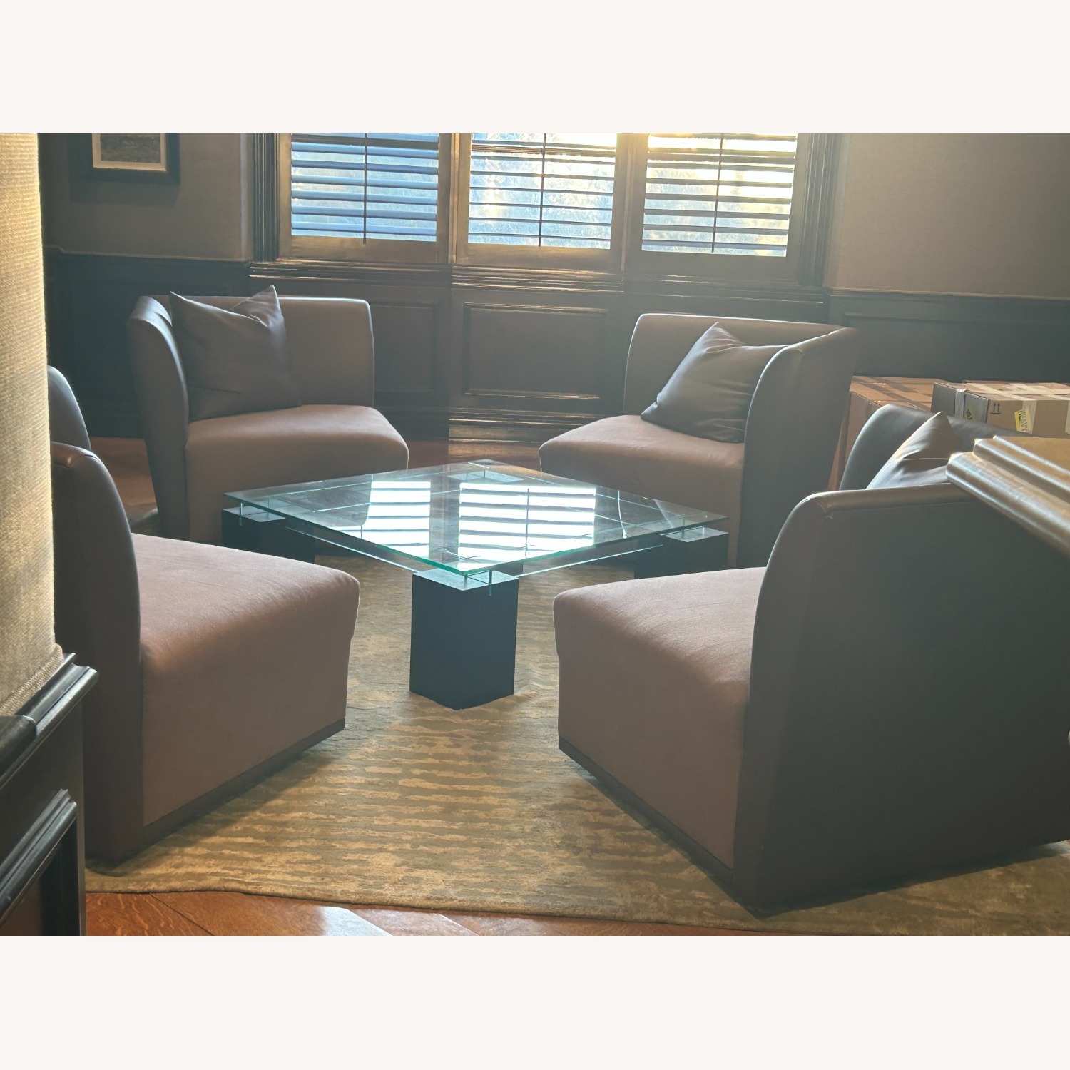 Modern Glass Coffee Table - image-3