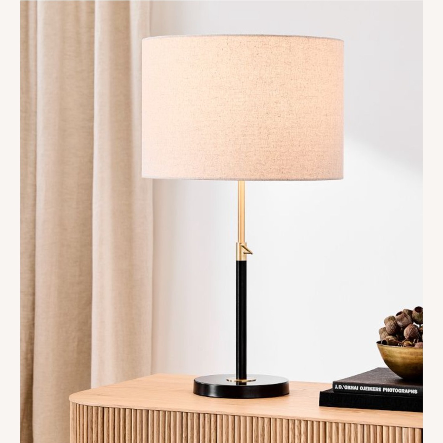 Set of West Elm Extendable Table Lamps - image-1