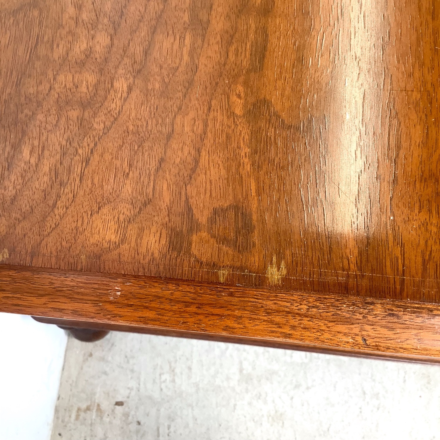 Antique Queen Anne Revival Kneehole Desk - image-18