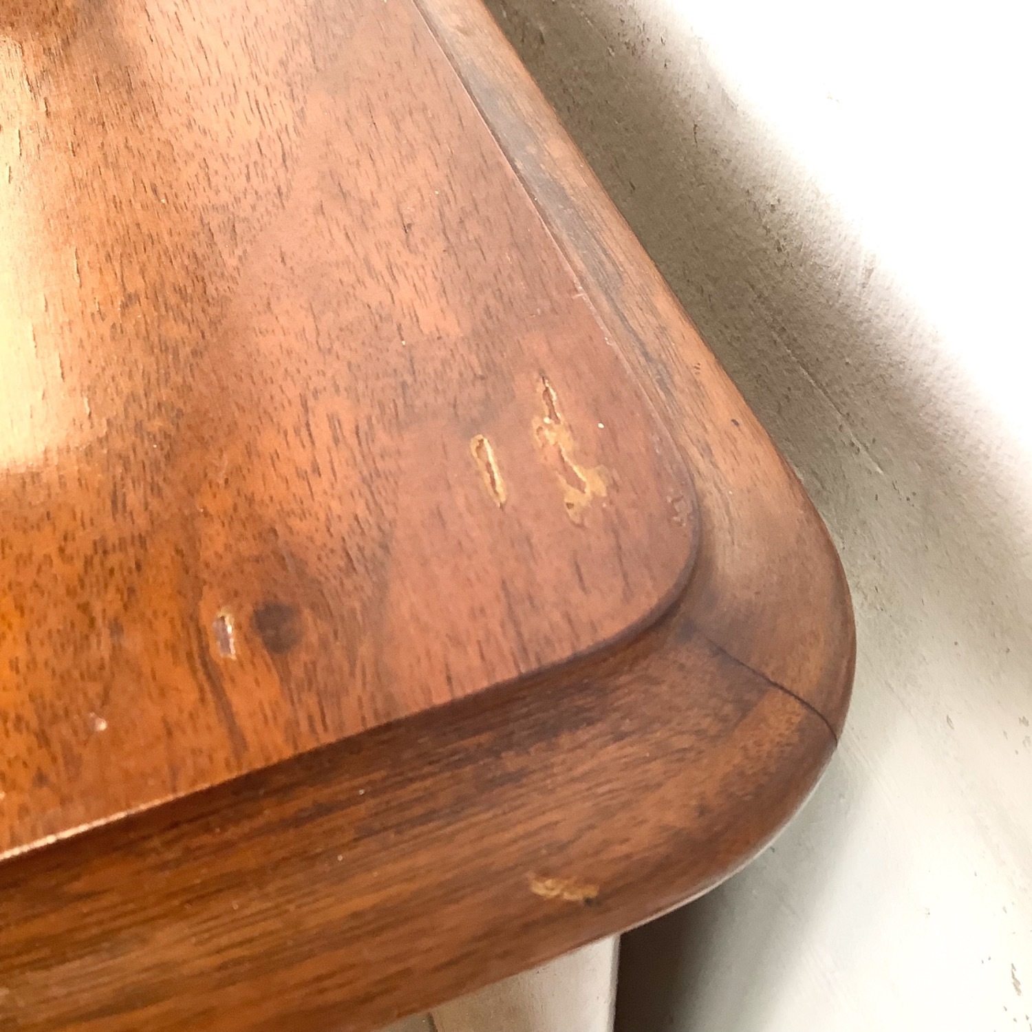 Antique Queen Anne Revival Kneehole Desk - image-19