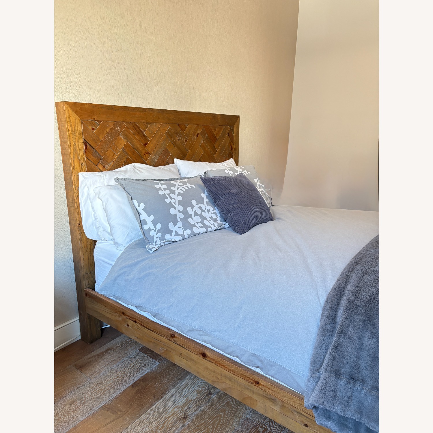 Apt2B Chevron Brown Queen Bed - image-3