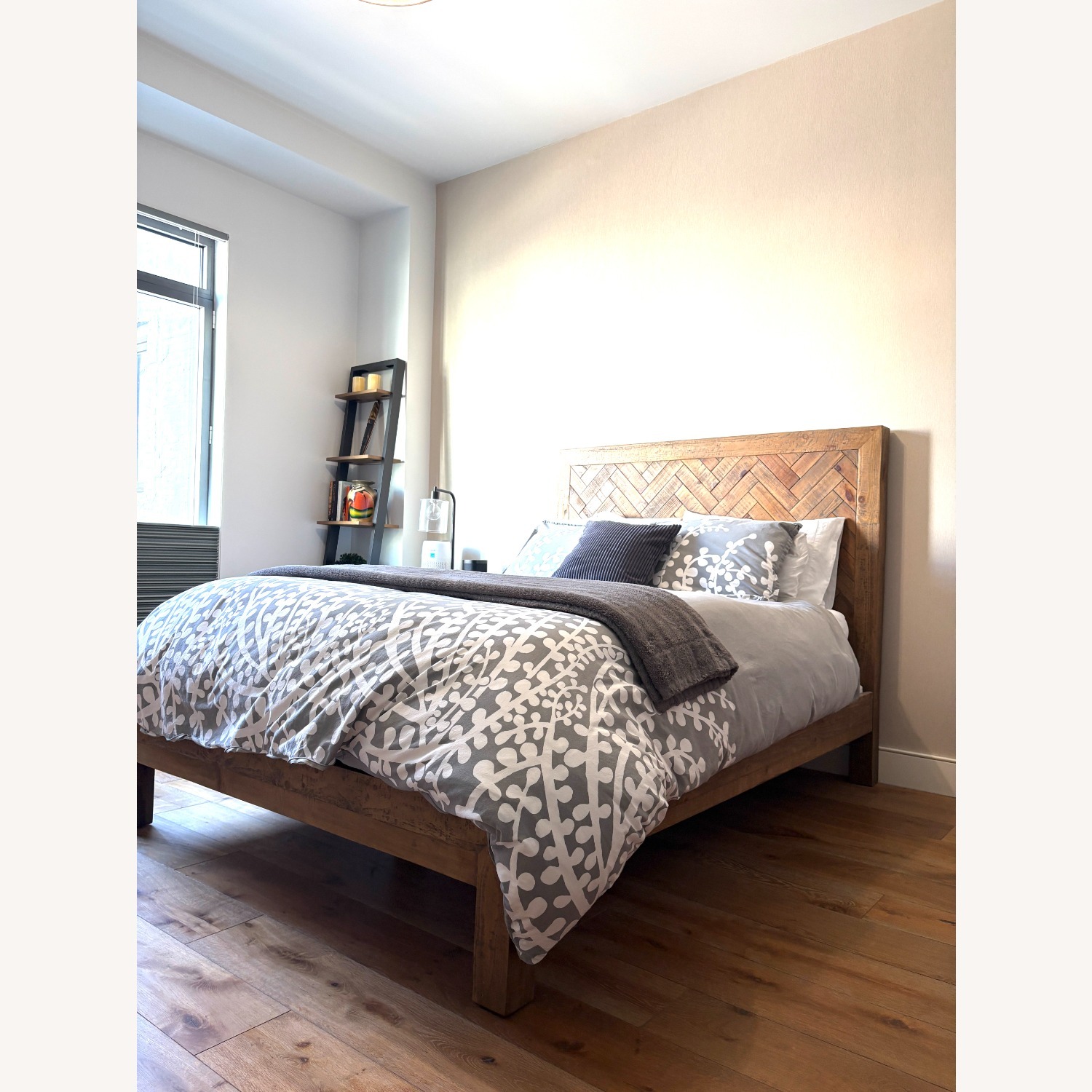 Apt2B Chevron Brown Queen Bed - image-2