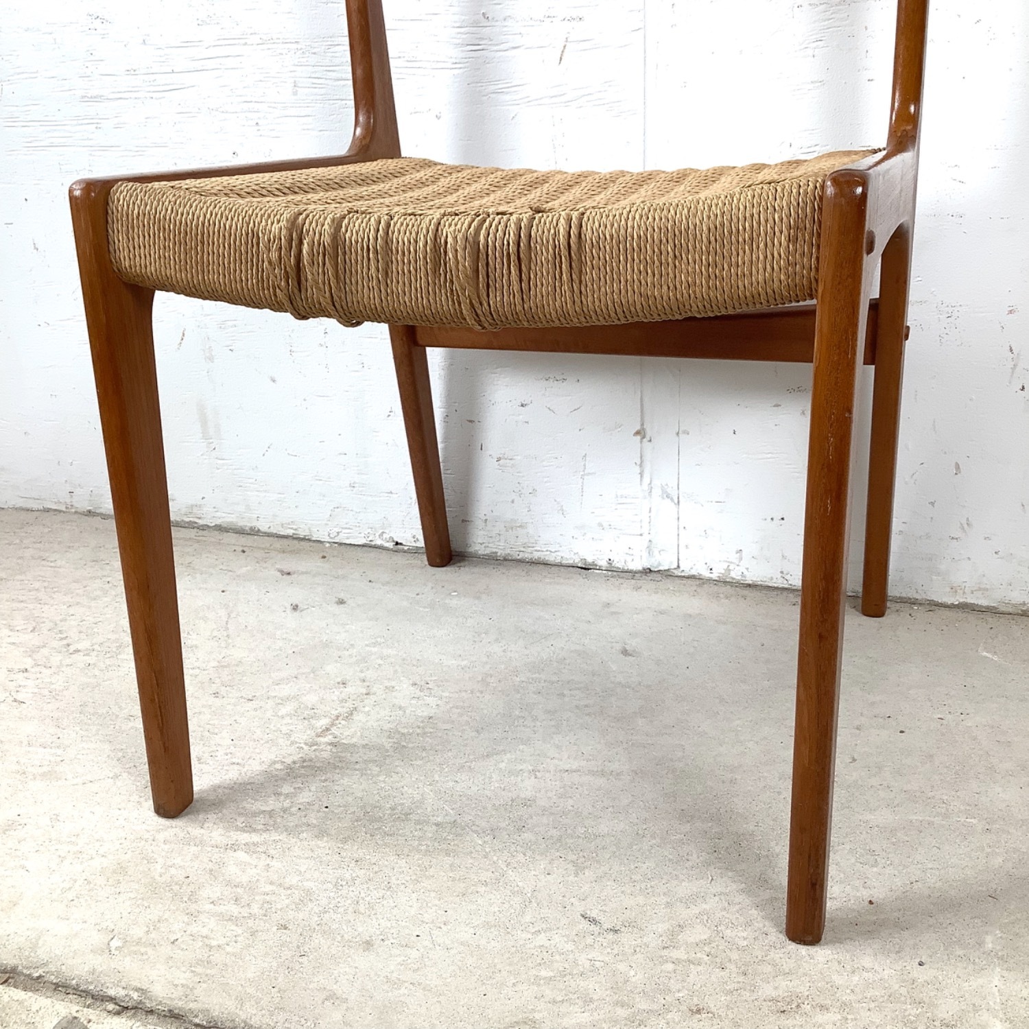  Vintage Danish Modern Teak Side Chair - image-14