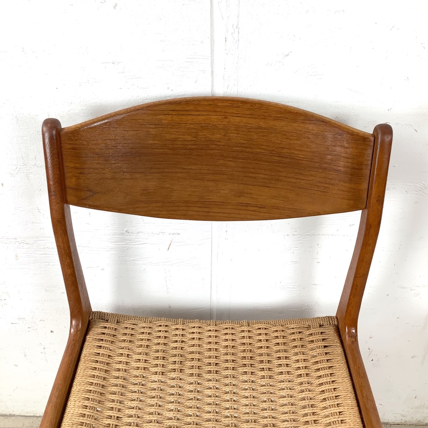  Vintage Danish Modern Teak Side Chair - image-3
