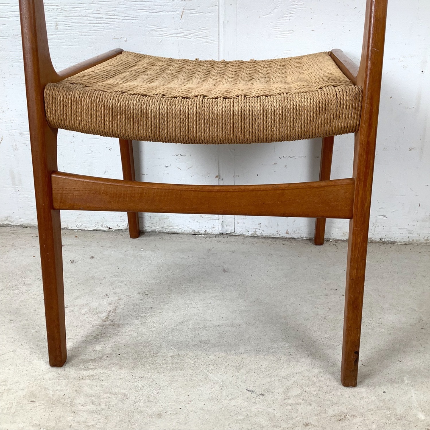  Vintage Danish Modern Teak Side Chair - image-10
