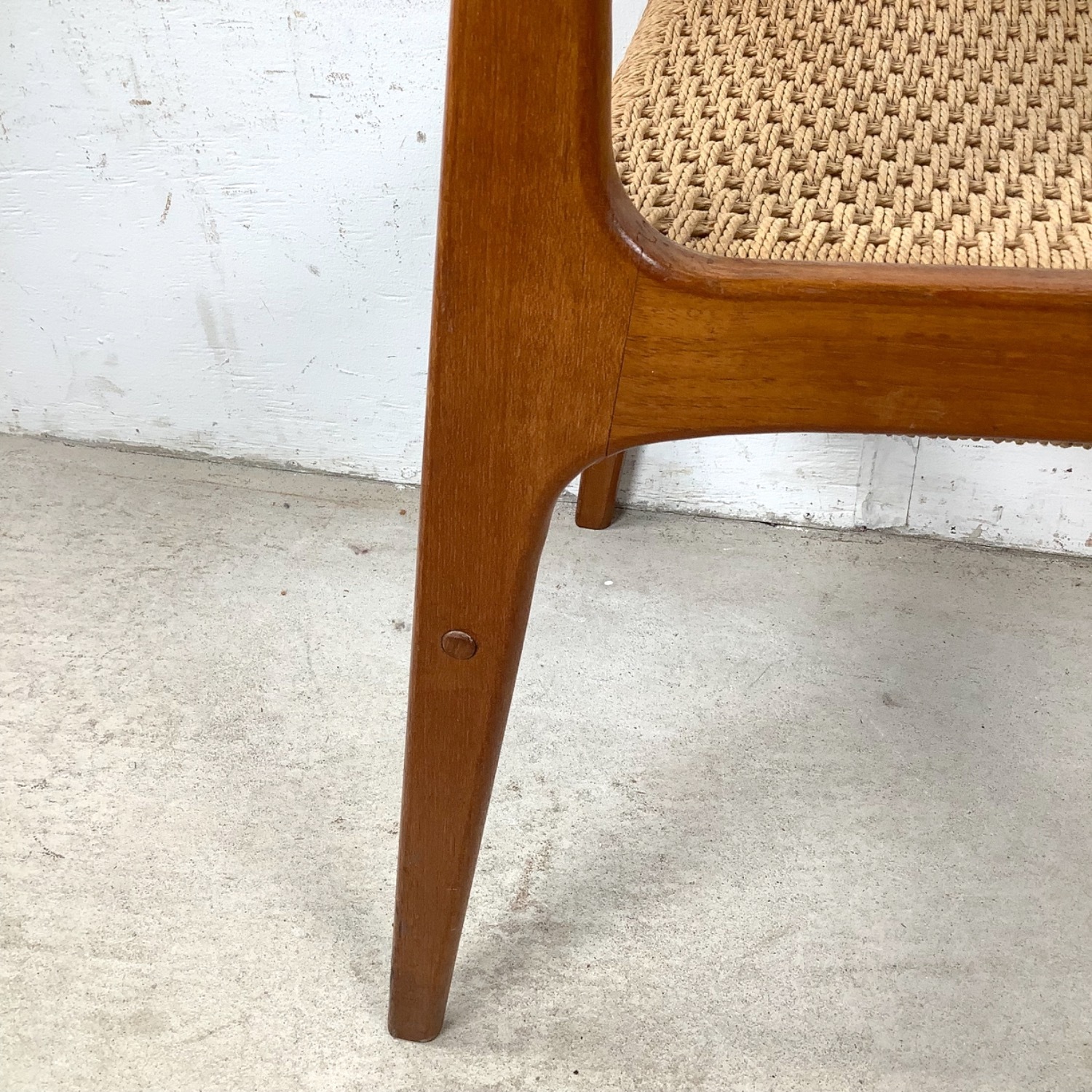  Vintage Danish Modern Teak Side Chair - image-11