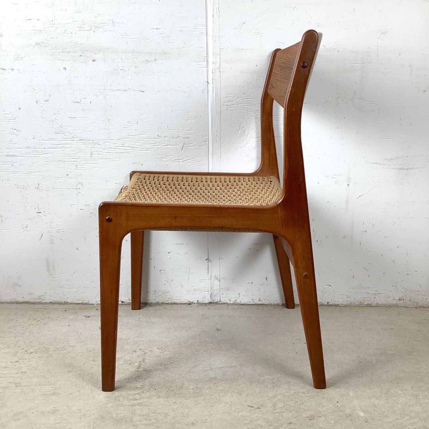 Vintage Danish Modern Teak Side Chair - image-7