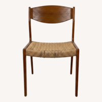  Vintage Danish Modern Teak Side Chair