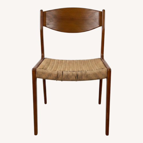 Used  Vintage Danish Modern Teak Side Chair for sale on AptDeco