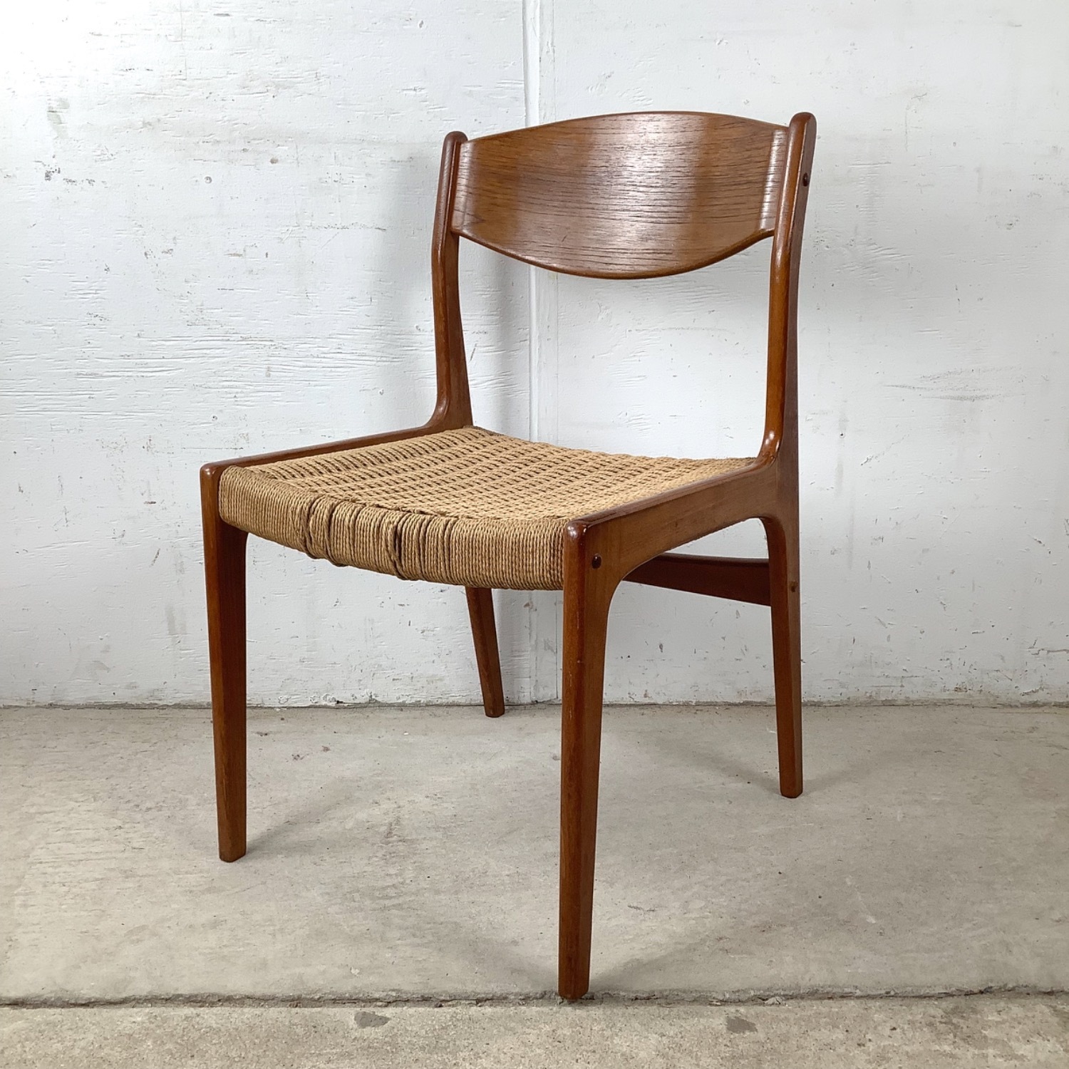  Vintage Danish Modern Teak Side Chair - image-5