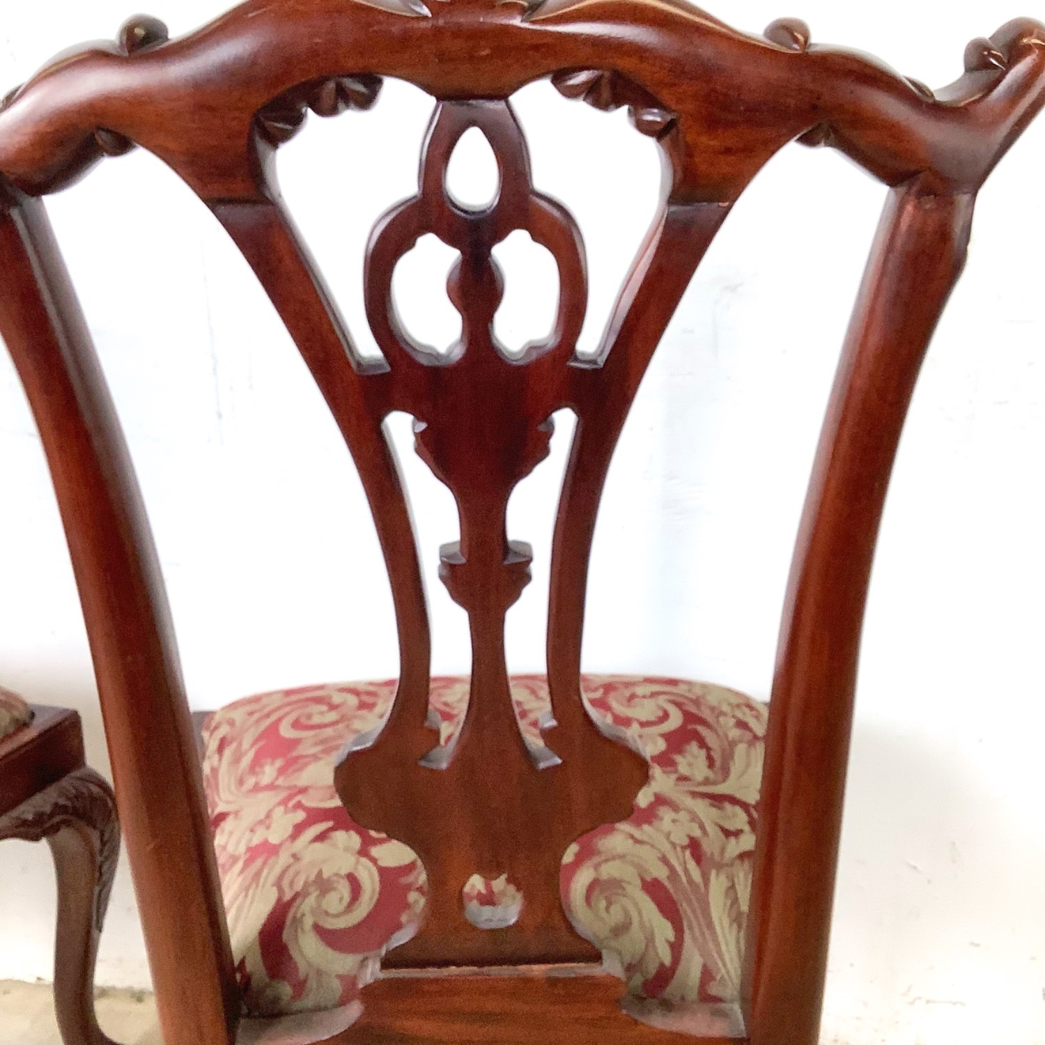 Set of 6 Chippendale Style Mahogany Dining Chairs - image-22