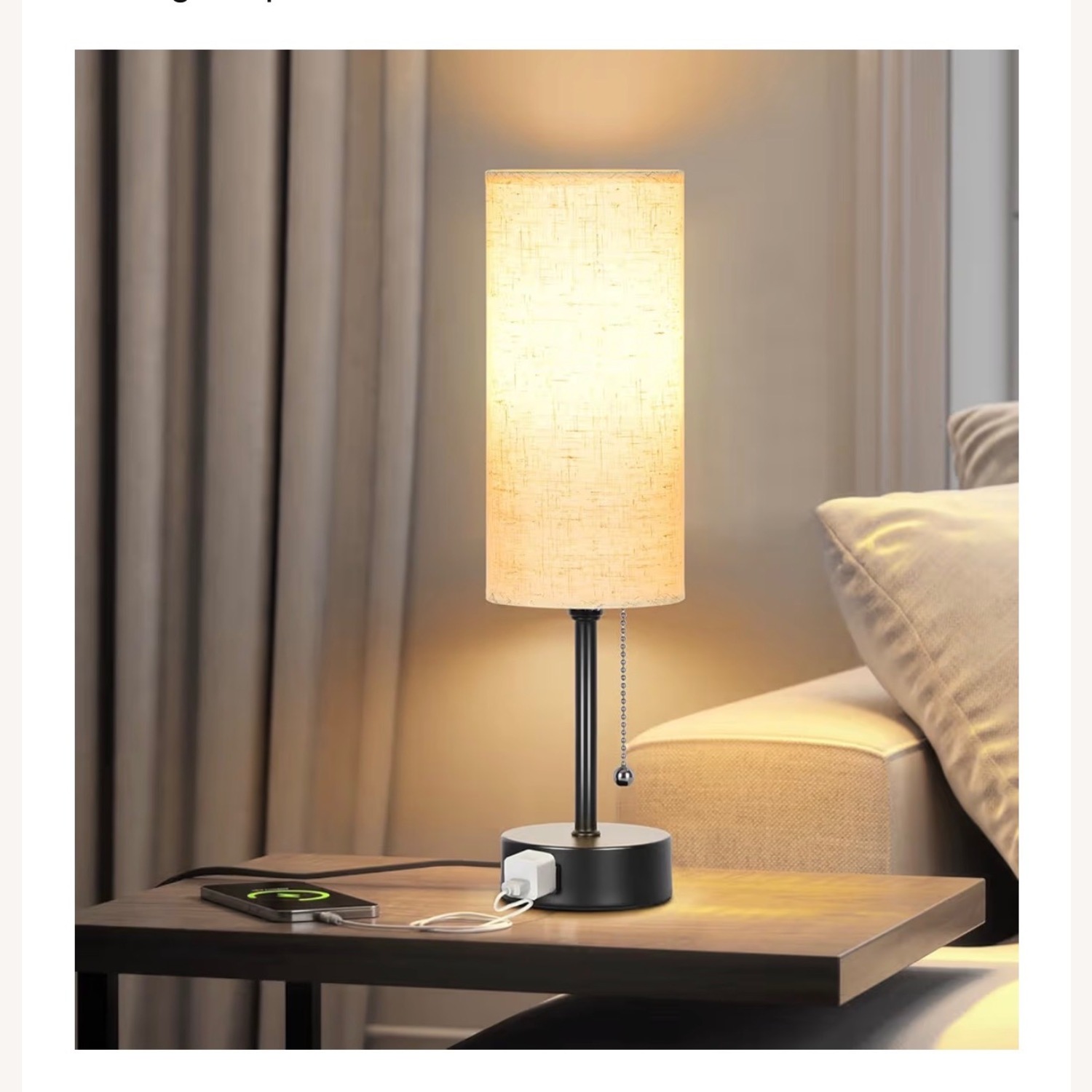 Vintage/Antique Black Table Lamps - image-1