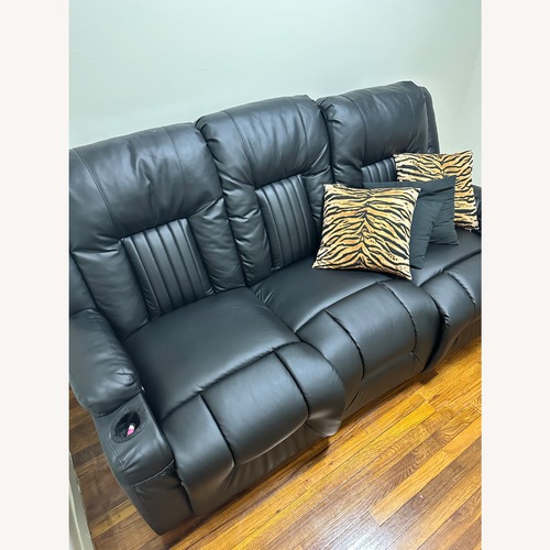 Used Wayfair Black 2 Seater Sofa for sale on AptDeco