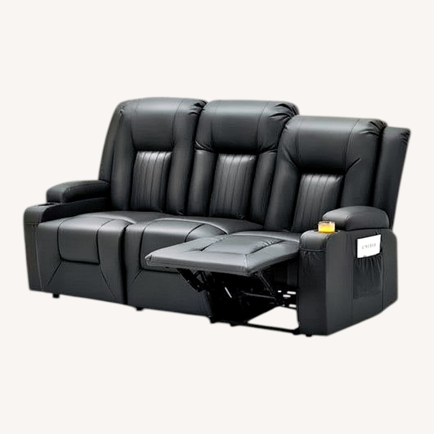 Wayfair Black 2 Seater Sofa - image-0
