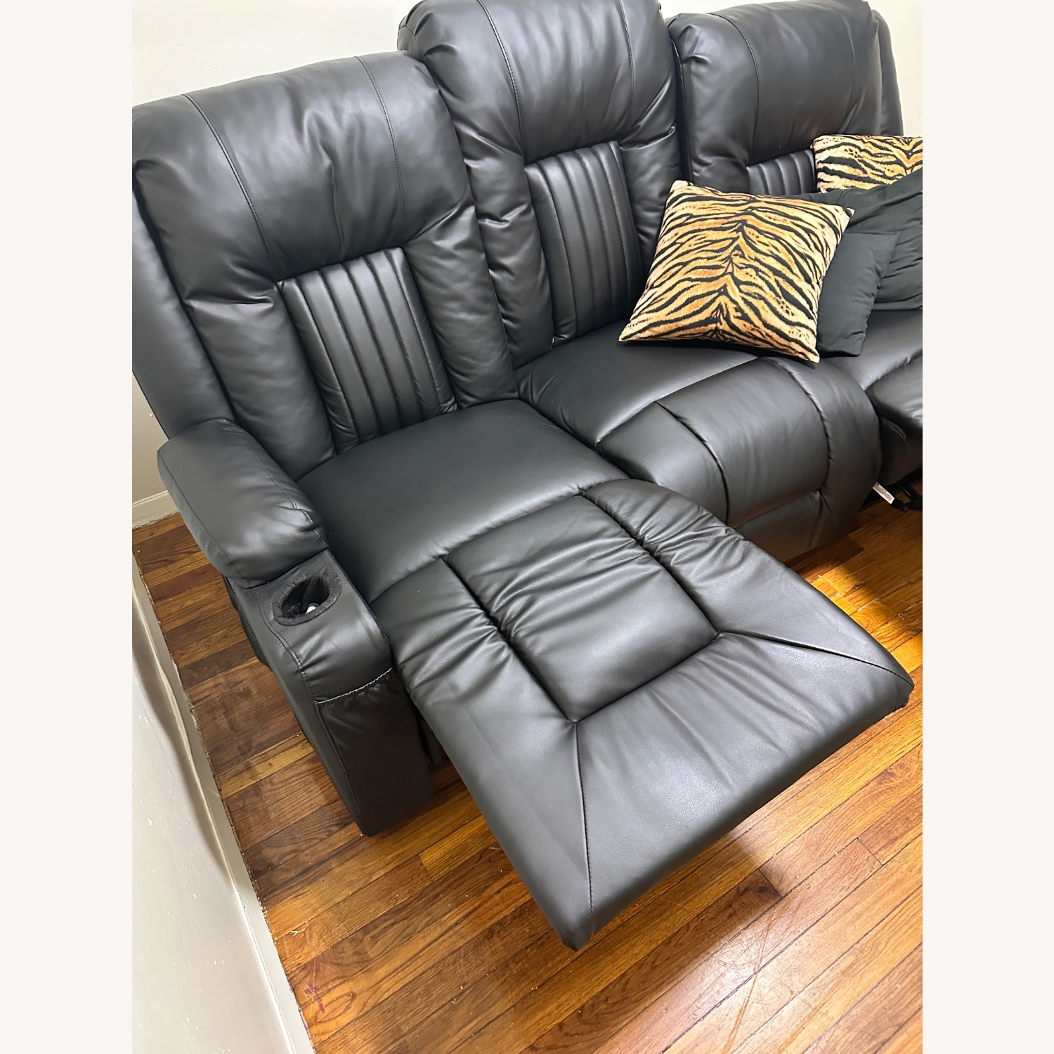 Wayfair Black 2 Seater Sofa - image-7