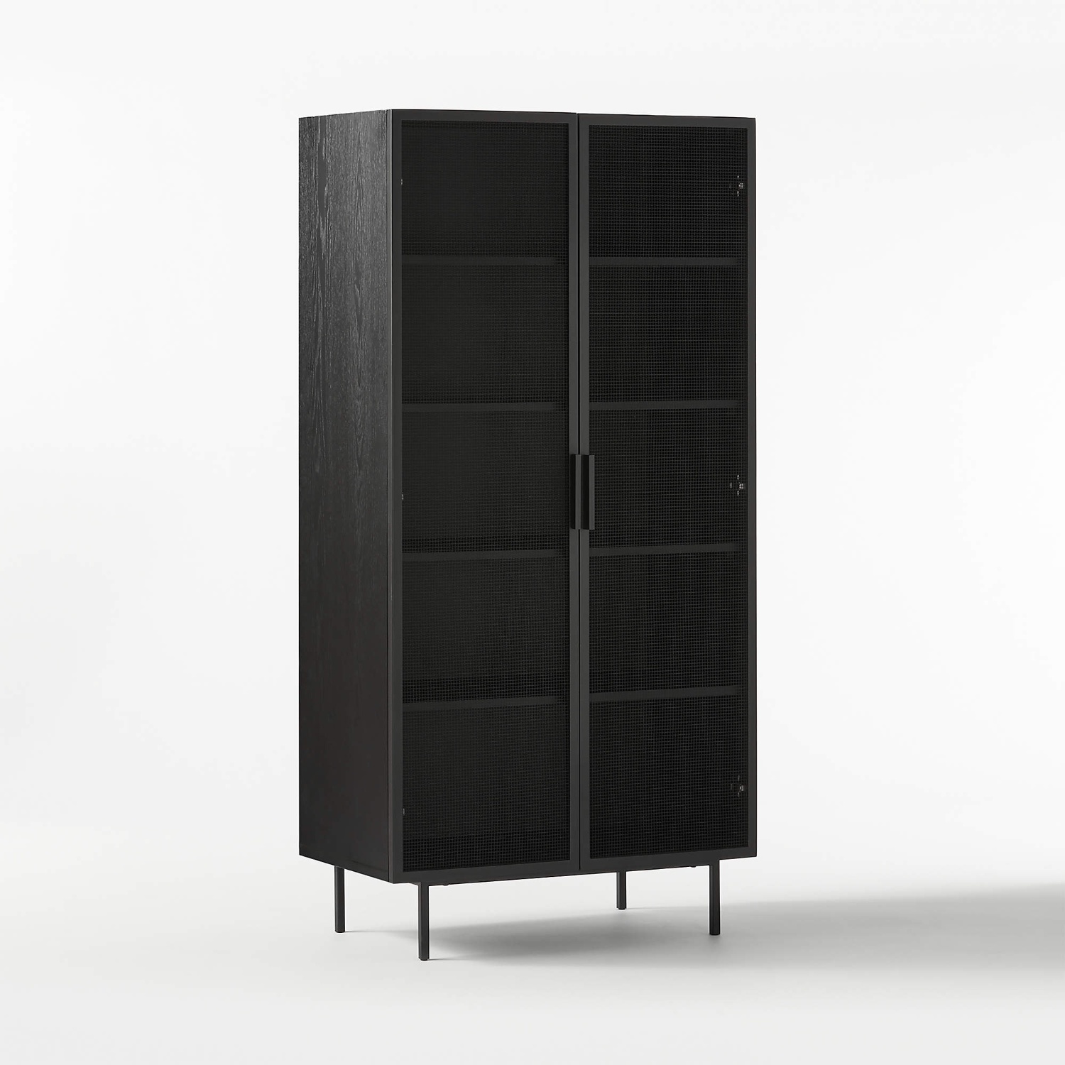 CB2 Trace Black Bookcase - image-4