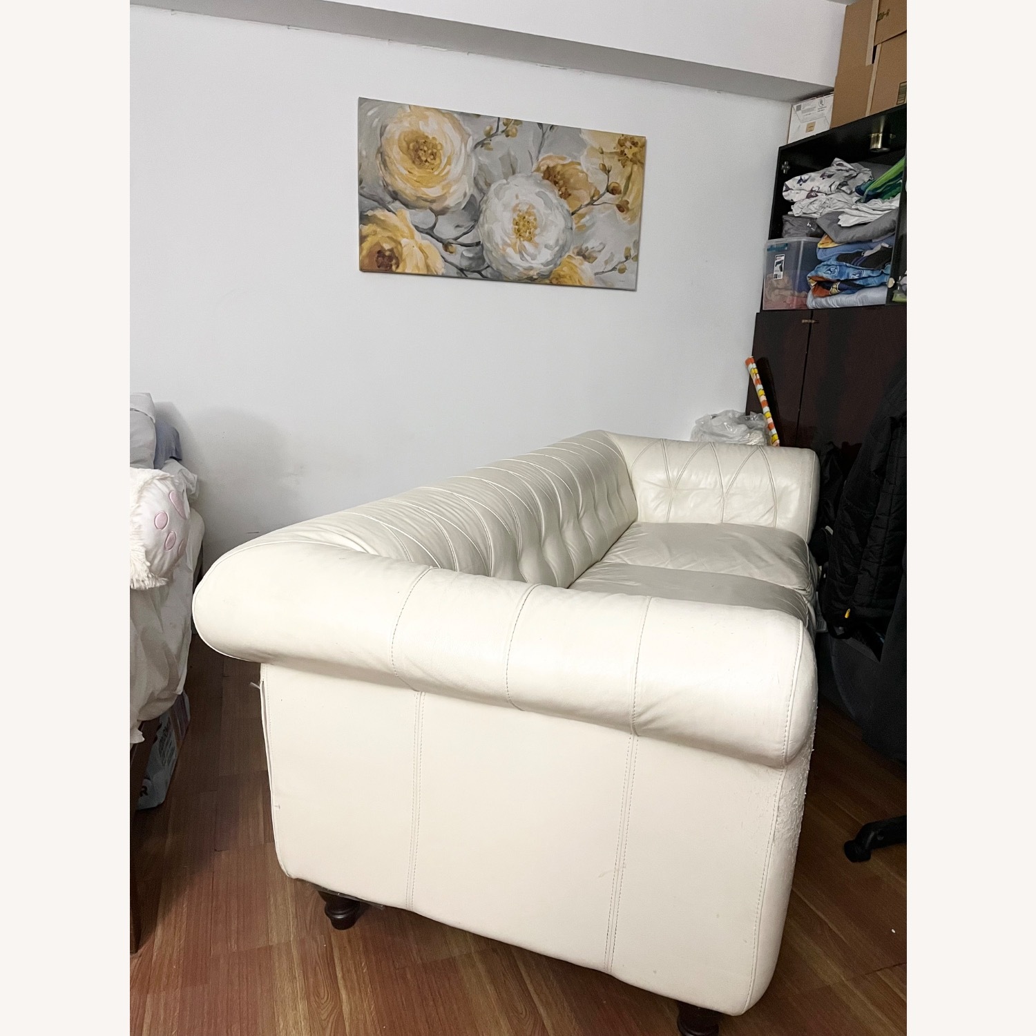 Natural Leather 3+ Seater Sofa - image-2
