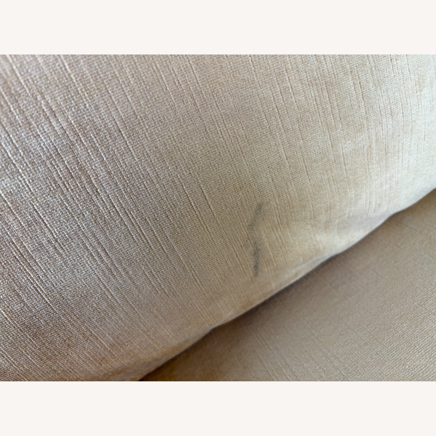 ABC Carpet and Home Yellow Velvet 3+ Seater Sofa - image-3