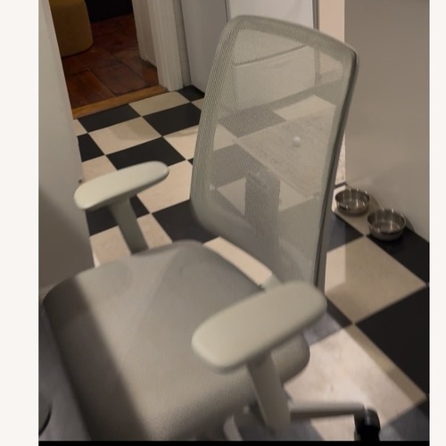 Used Herman Miller Verus Light Gray Office Chair for sale on AptDeco