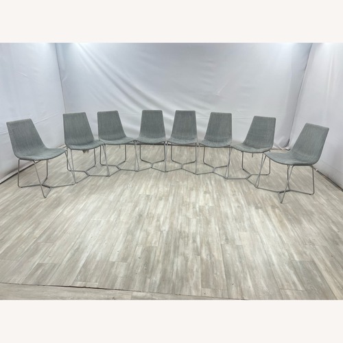 Used West Elm Slope Dining Chair (Set of 8) for sale on AptDeco