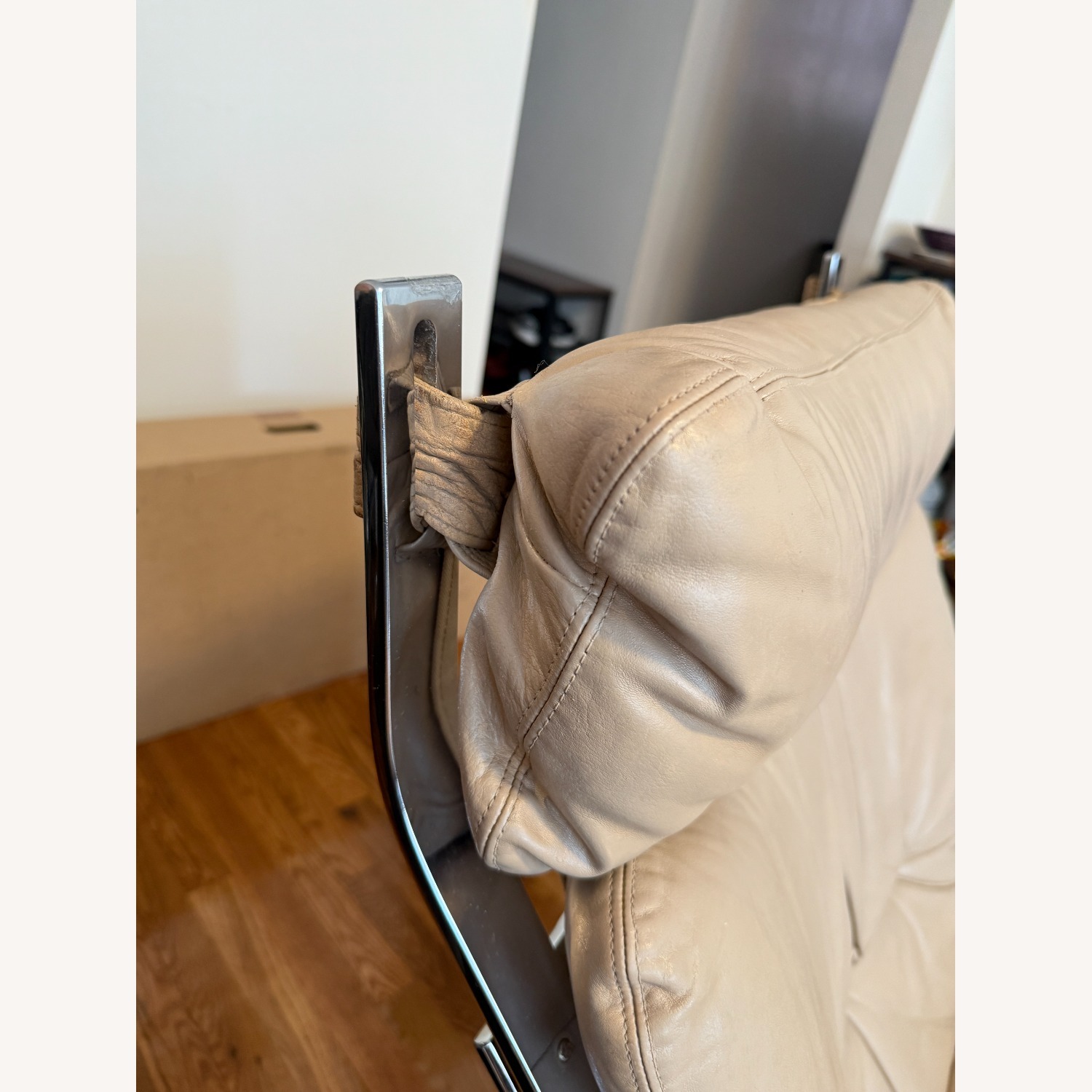 Chrome Lounge Chairs by Elsa and Nordahl Solheim - image-22