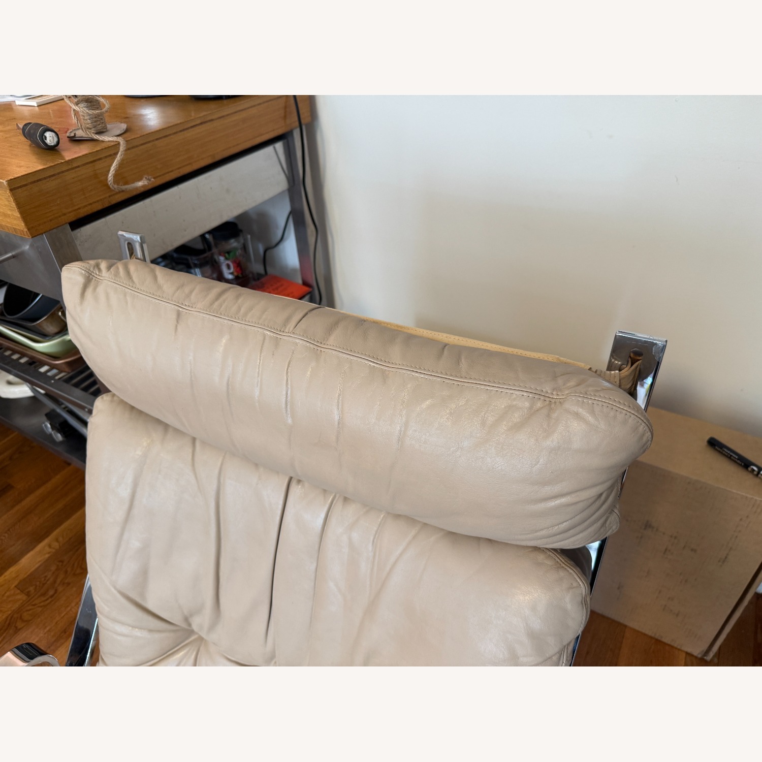 Chrome Lounge Chairs by Elsa and Nordahl Solheim - image-24