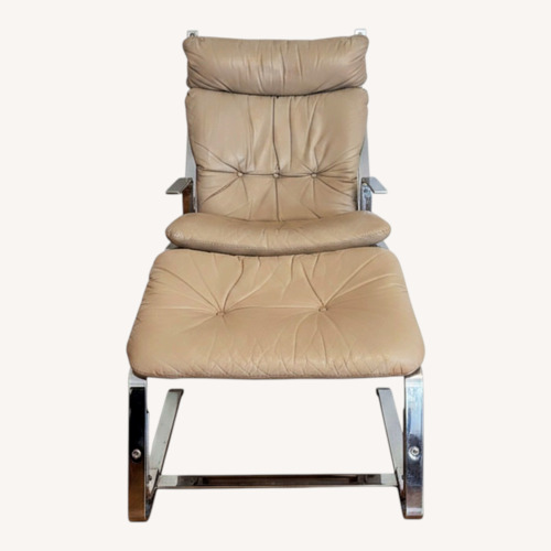 Used Chrome Lounge Chairs by Elsa and Nordahl Solheim for sale on AptDeco