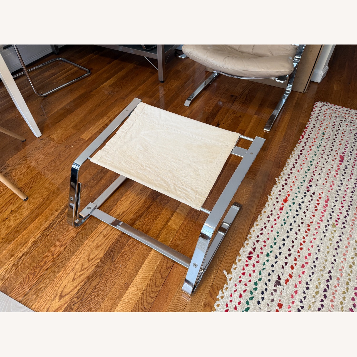 Chrome Lounge Chairs by Elsa and Nordahl Solheim - image-9