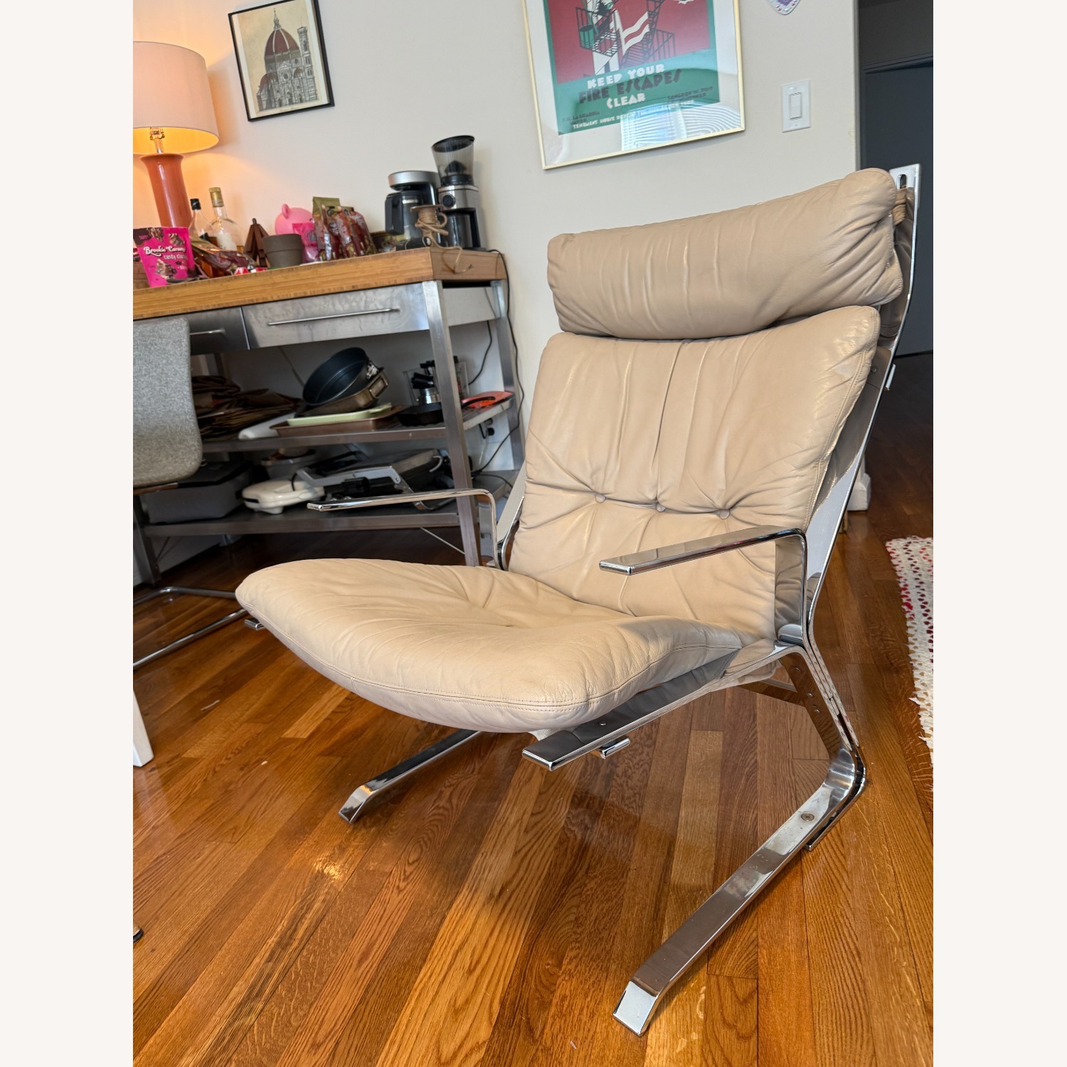 Chrome Lounge Chairs by Elsa and Nordahl Solheim - image-18