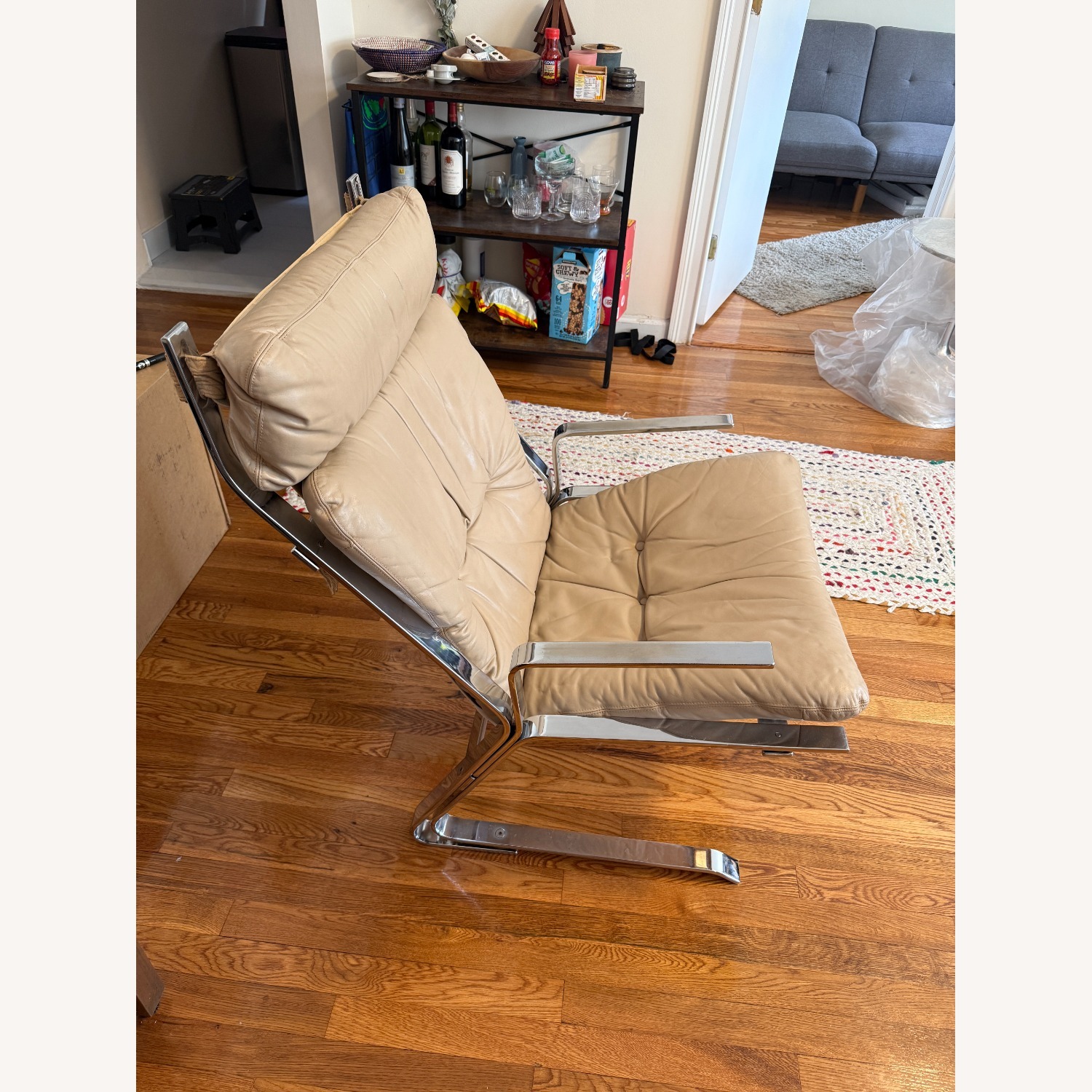 Chrome Lounge Chairs by Elsa and Nordahl Solheim - image-13