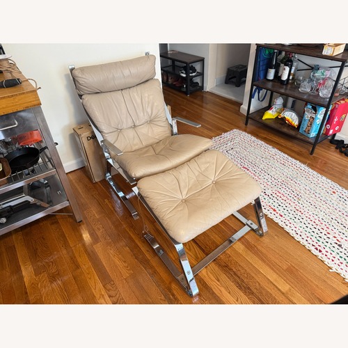Used Chrome Lounge Chairs by Elsa and Nordahl Solheim for sale on AptDeco