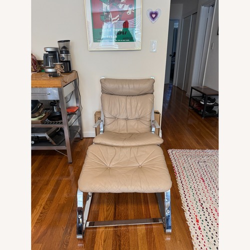 Used Chrome Lounge Chairs by Elsa and Nordahl Solheim for sale on AptDeco