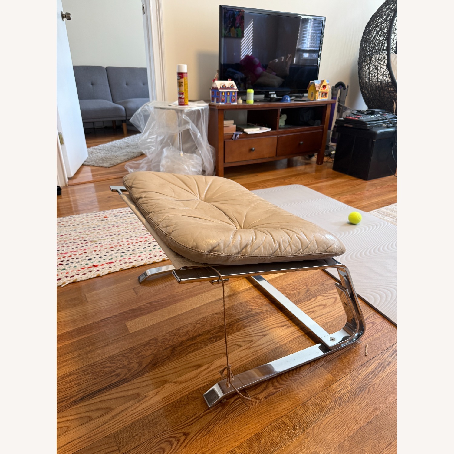 Chrome Lounge Chairs by Elsa and Nordahl Solheim - image-5