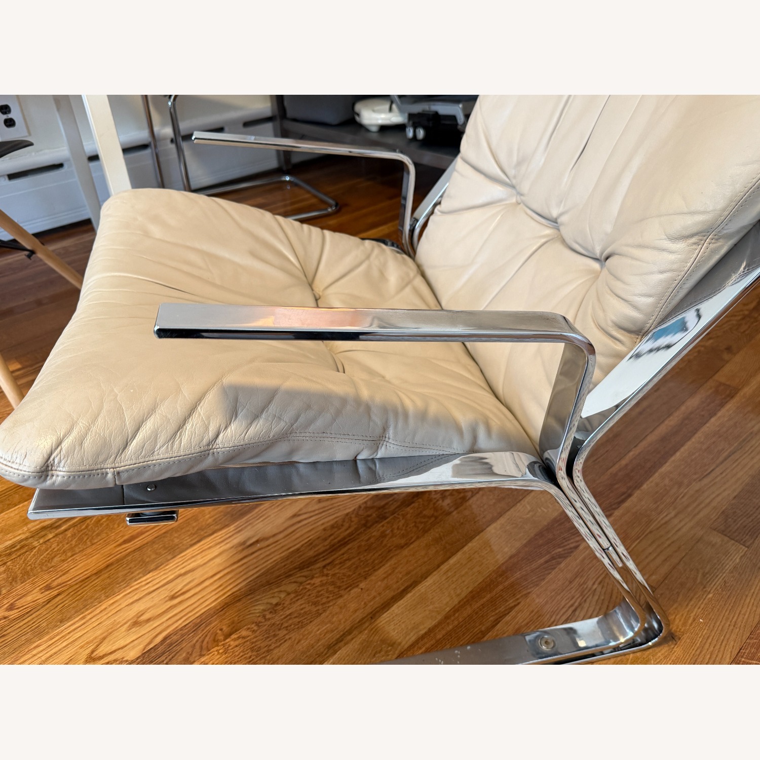 Chrome Lounge Chairs by Elsa and Nordahl Solheim - image-15