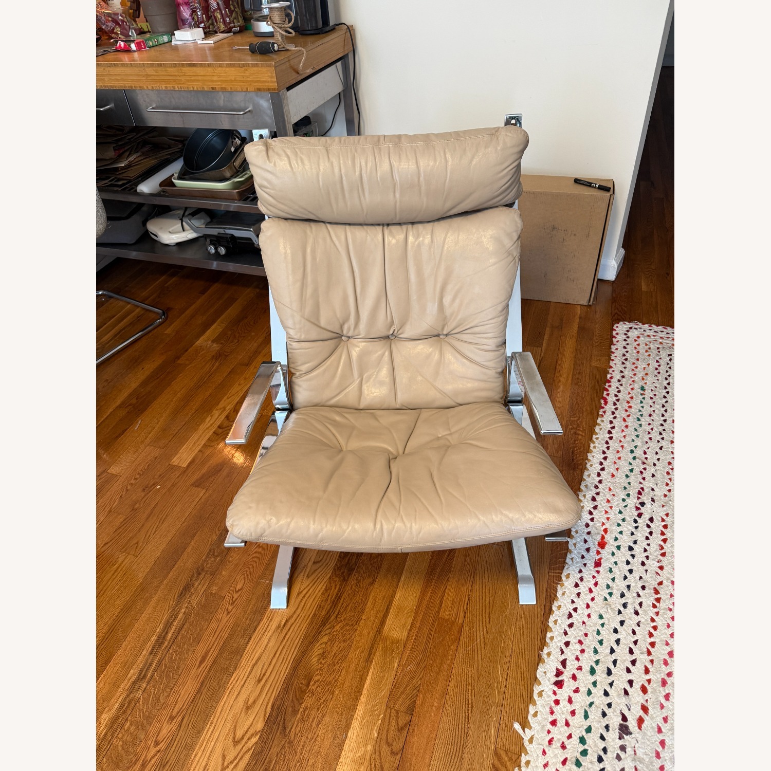 Chrome Lounge Chairs by Elsa and Nordahl Solheim - image-23