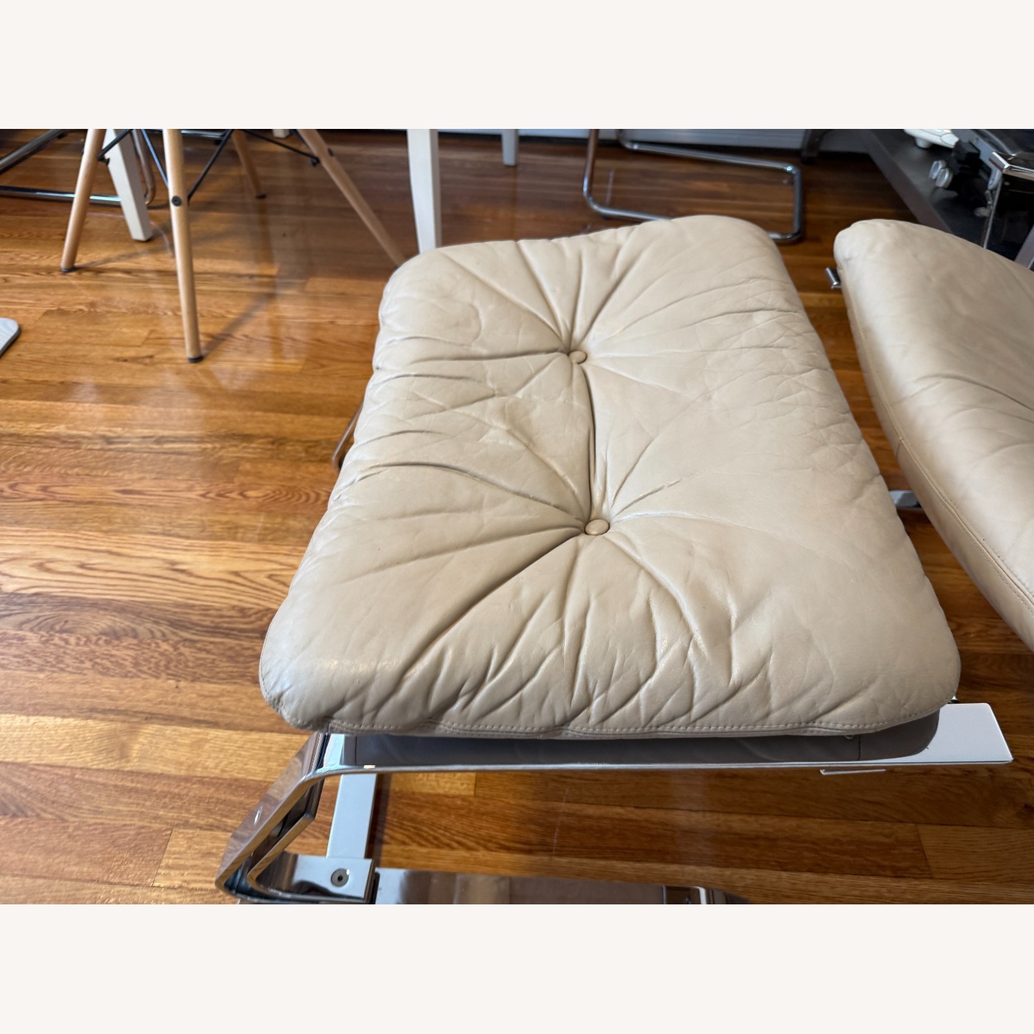 Chrome Lounge Chairs by Elsa and Nordahl Solheim - image-33