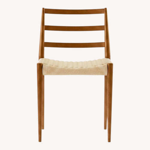 Used West Elm Holland Wood Dining Chairs (Acorn) for sale on AptDeco