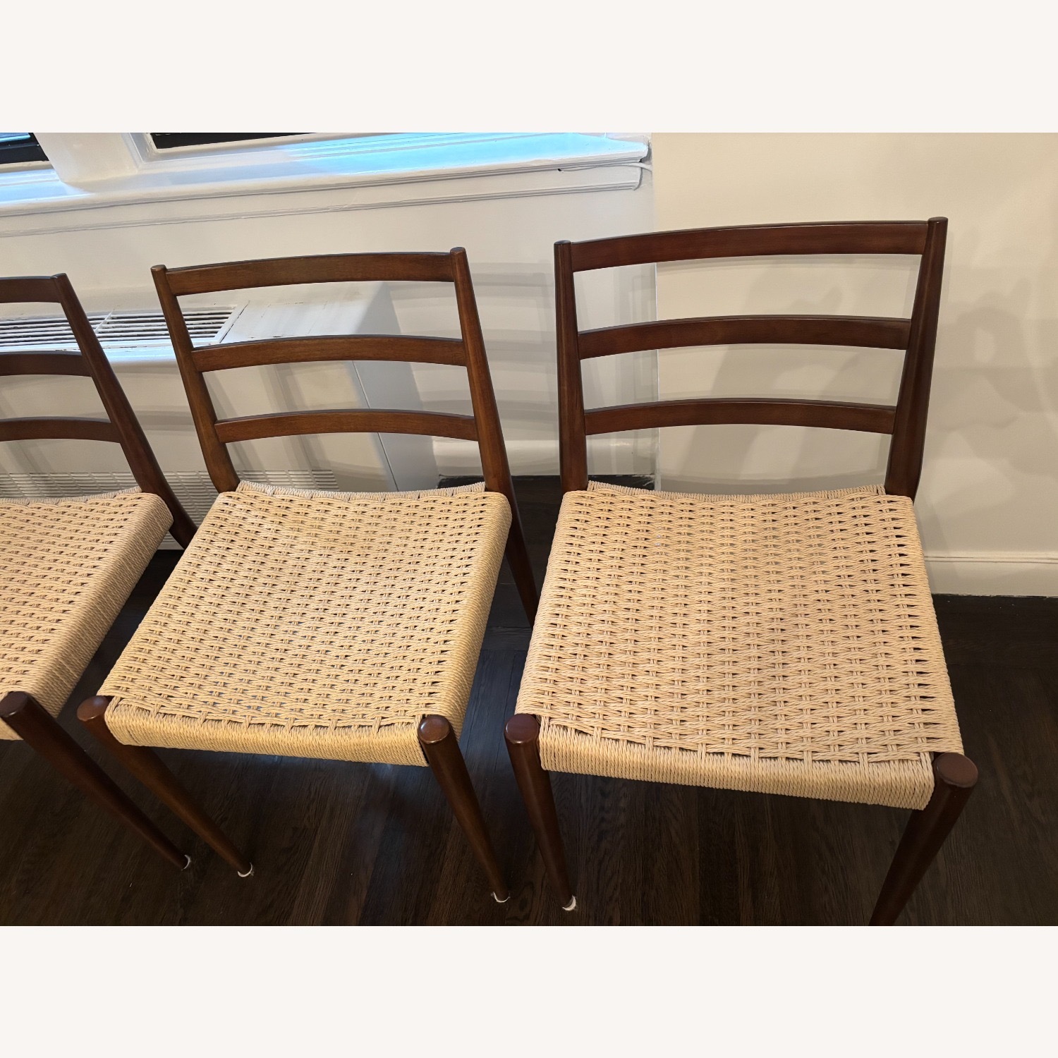 West Elm Holland Wood Dining Chairs (Acorn) - image-4