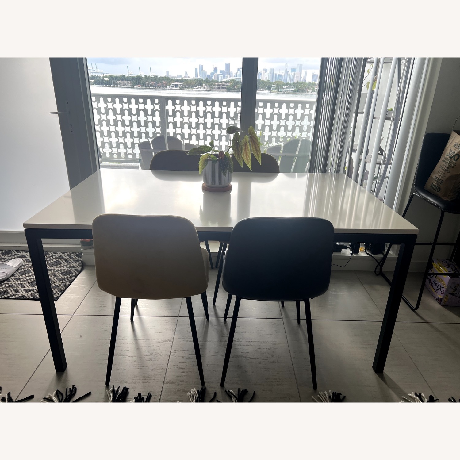 Room & Board Parsons Ecru Quartz Dining Table - image-2