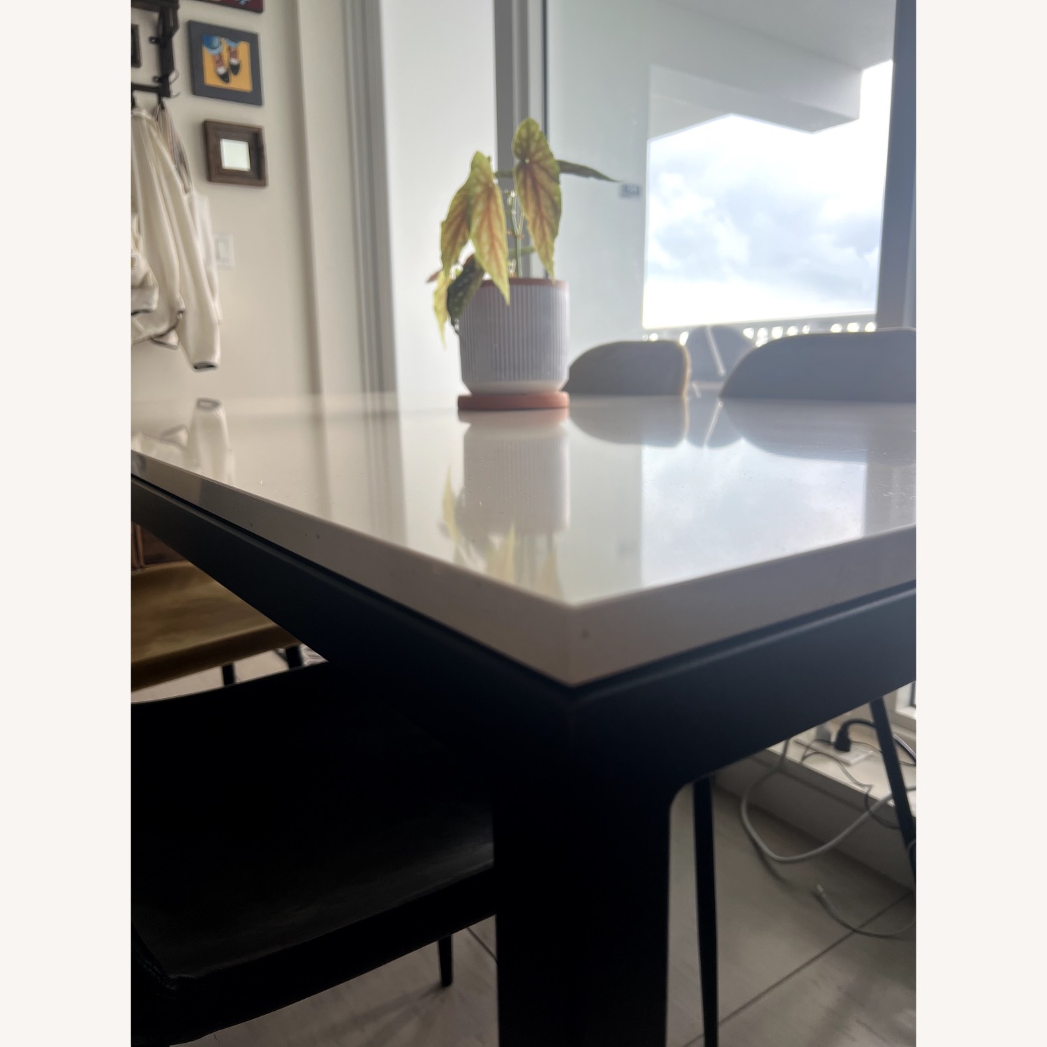 Room & Board Parsons Ecru Quartz Dining Table - image-3