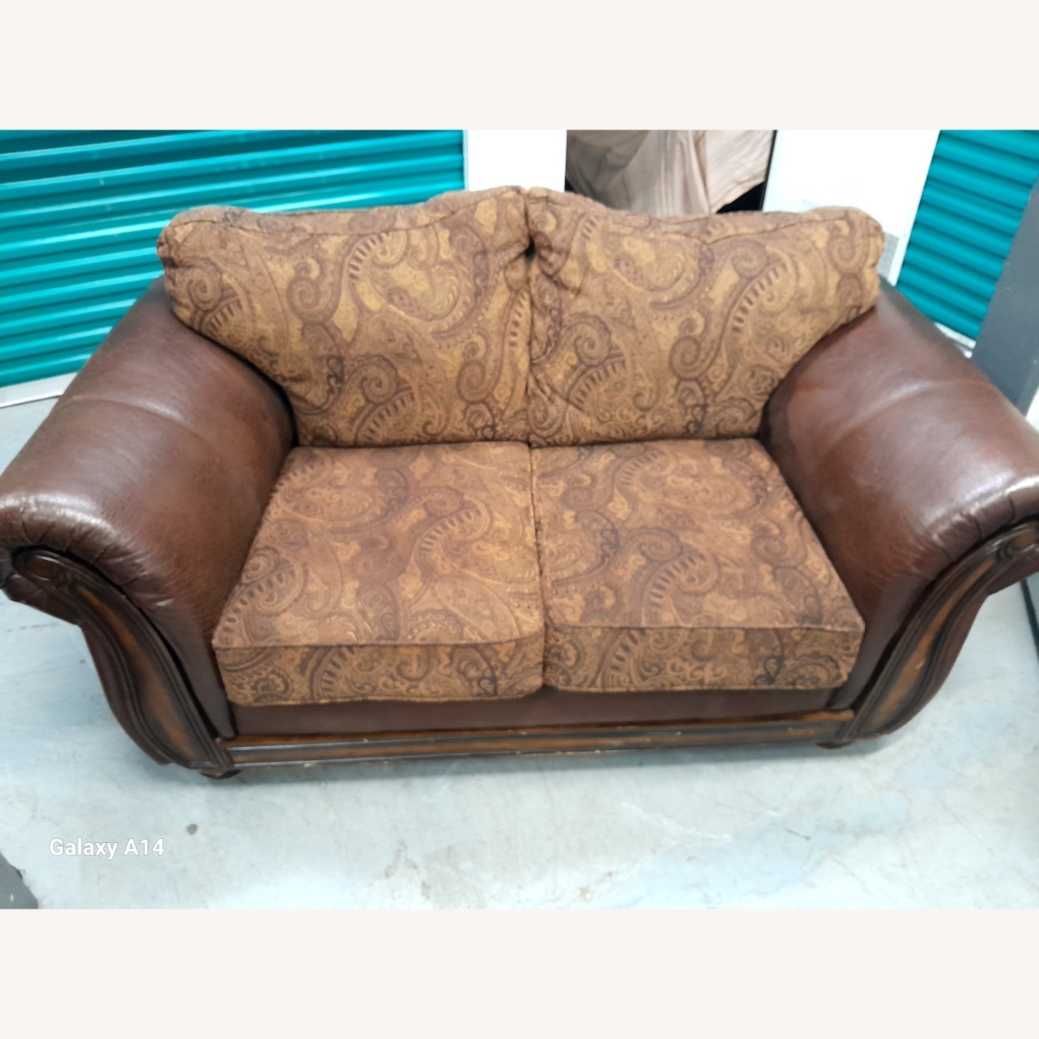 Dark Brown Leather 3+ Seater Sofa - image-4