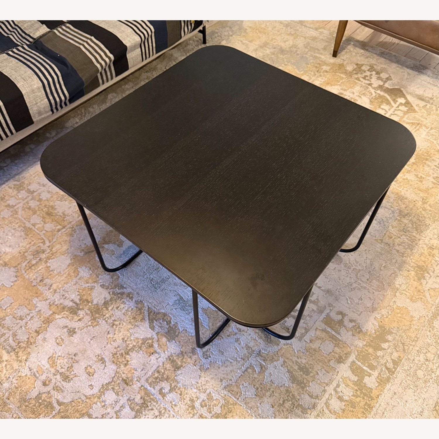 Menu Cage Table Black Wood Coffee Table - image-2