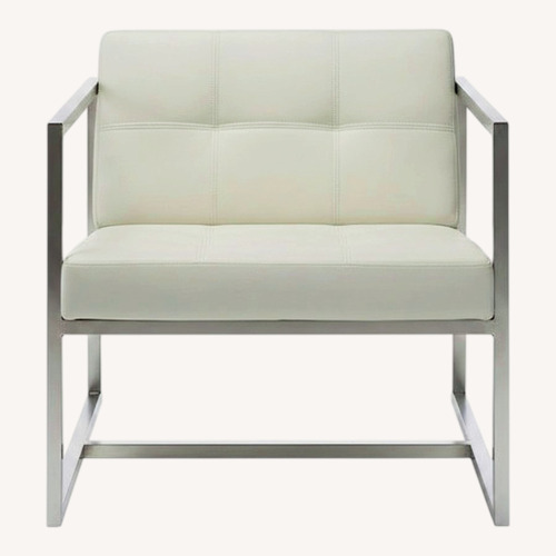 Used Modway Hover Vinyl Upholstered Chair for sale on AptDeco