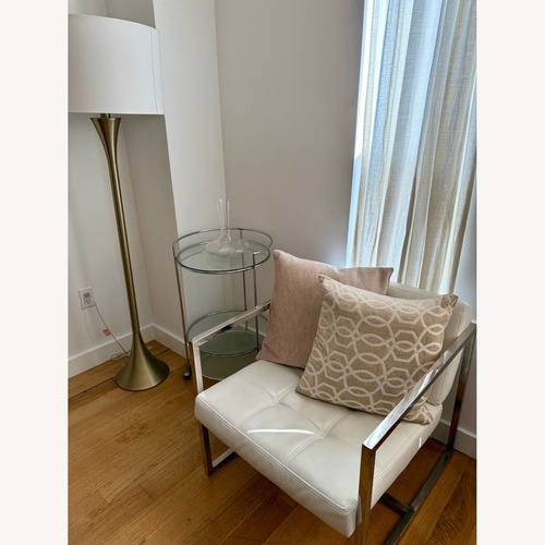 Used Modway Hover Vinyl Upholstered Chair for sale on AptDeco