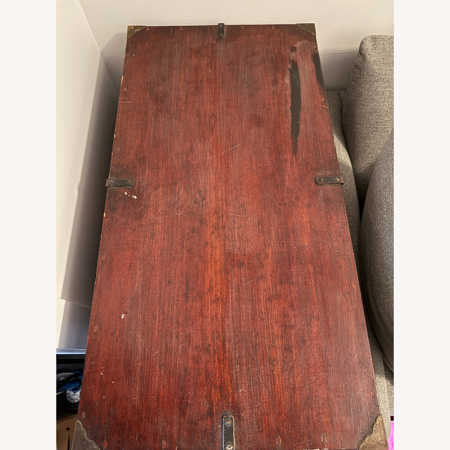 Steamer Trunk/Chest Antique - image-11