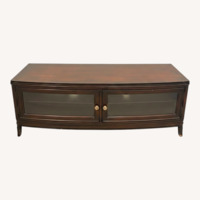 Dark Brown Wood Storage 