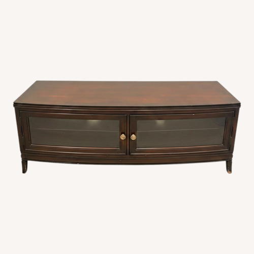 Used Dark Brown Wood Storage  for sale on AptDeco