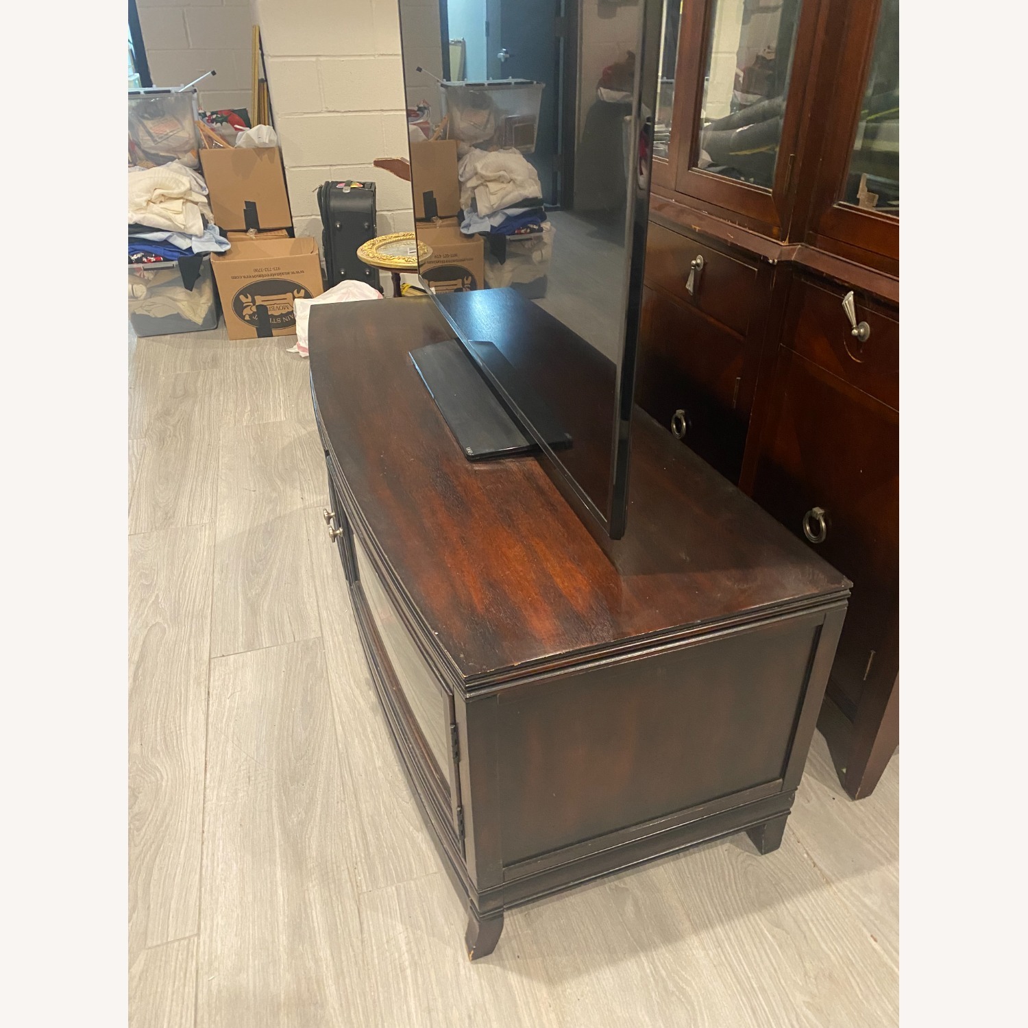 Dark Brown Wood Storage  - image-3