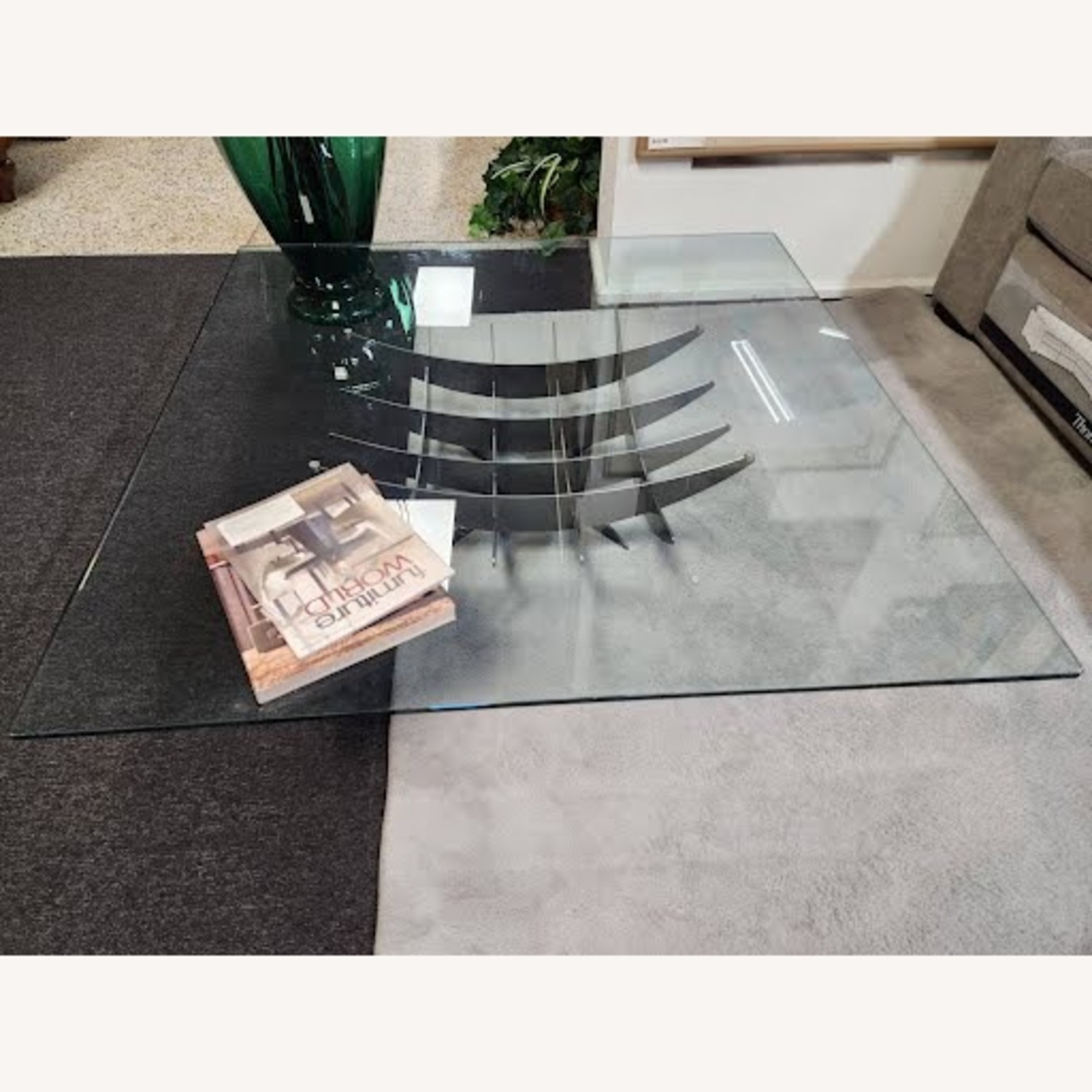 Cattelan Italia Atlas Black Glass Coffee Table - image-4