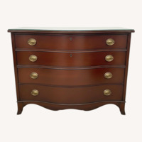 Dark Brown Wood Dresser